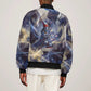 Neith Egyptian Sleeve Zip Bomber Jacket Goddess Mother of All Cosmic Threads