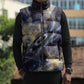 Neith Egyptian Sleeveless Puffer Jacket Goddess Mother of All Cosmic Threads
