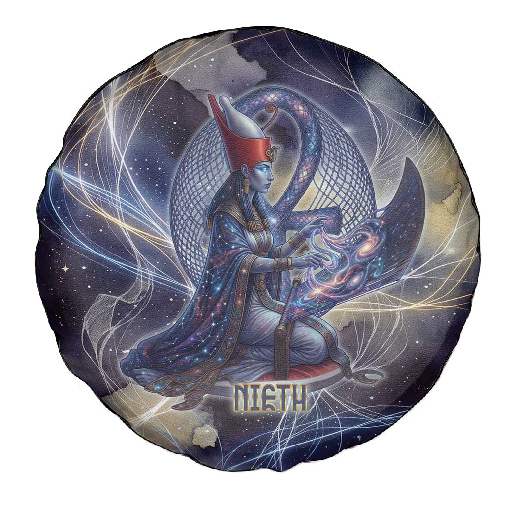 Neith Egyptian Spare Tire Cover Goddess Mother of All Cosmic Threads