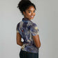 Neith Egyptian Women Polo Shirt Goddess Mother of All Cosmic Threads