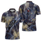 Neith Egyptian Zipper Polo Shirt Goddess Mother of All Cosmic Threads