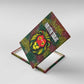 Togo Canvas Wall Art Red Lion Head Design and Traditional African Pattern