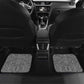Togo Car Mats Red Lion Head Design and Traditional African Pattern