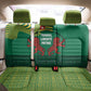 Togo Back Car Seat Cover - Red Twin Lions and Travail Liberté Patrie Slogan