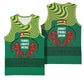 Togo Basketball Jersey - Red Twin Lions and Travail Liberté Patrie Slogan - African Pride