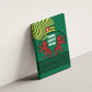 Togo Canvas Wall Art - Red Twin Lions and Travail Liberté Patrie Slogan
