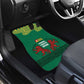Togo Car Mats - Red Twin Lions and Travail Liberté Patrie Slogan