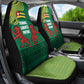 Togo Car Seat Cover - Red Twin Lions and Travail Liberté Patrie Slogan