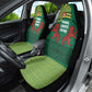 Togo Car Seat Cover - Red Twin Lions and Travail Liberté Patrie Slogan