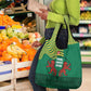 Togo Grocery Bag - Red Twin Lions and Travail Liberté Patrie Slogan