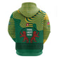 Togo Hoodie - Red Twin Lions and Travail Liberté Patrie Slogan