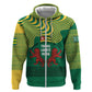 Togo Hoodie - Red Twin Lions and Travail Liberté Patrie Slogan