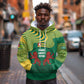 Togo Hoodie - Red Twin Lions and Travail Liberté Patrie Slogan