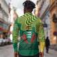 Togo Long Sleeve Button Shirt - Red Twin Lions and Travail Liberté Patrie Slogan