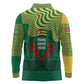 Togo Long Sleeve Polo Shirt - Red Twin Lions and Travail Liberté Patrie Slogan