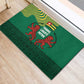 Togo Rubber Doormat - Red Twin Lions and Travail Liberté Patrie Slogan