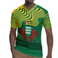 Togo Rugby Jersey - Red Twin Lions and Travail Liberté Patrie Slogan