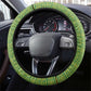 Togo Steering Wheel Cover - Red Twin Lions and Travail Liberté Patrie Slogan