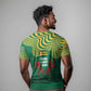 Togo T shirt - Red Twin Lions and Travail Liberté Patrie Slogan