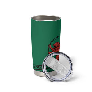 Togo Tumbler Cup - Red Twin Lions and Travail Liberté Patrie Slogan