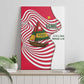 Lome Togo Canvas Wall Art - Sailboat and Sunset – Where the Sun Kisses the Sea