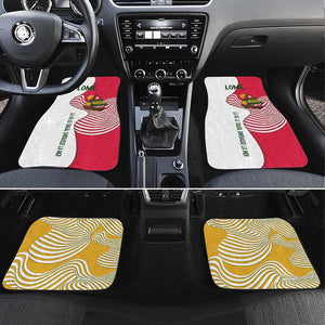 Lome Togo Car Mats - Sailboat and Sunset – Where the Sun Kisses the Sea