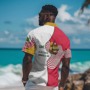 Lome Togo Hawaiian Shirt - Sailboat and Sunset – Where the Sun Kisses the Sea