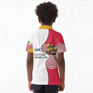Lome Togo Kid Polo Shirt - Sailboat and Sunset – Where the Sun Kisses the Sea