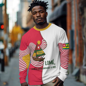 Lome Togo Long Sleeve Shirt - Sailboat and Sunset – Where the Sun Kisses the Sea
