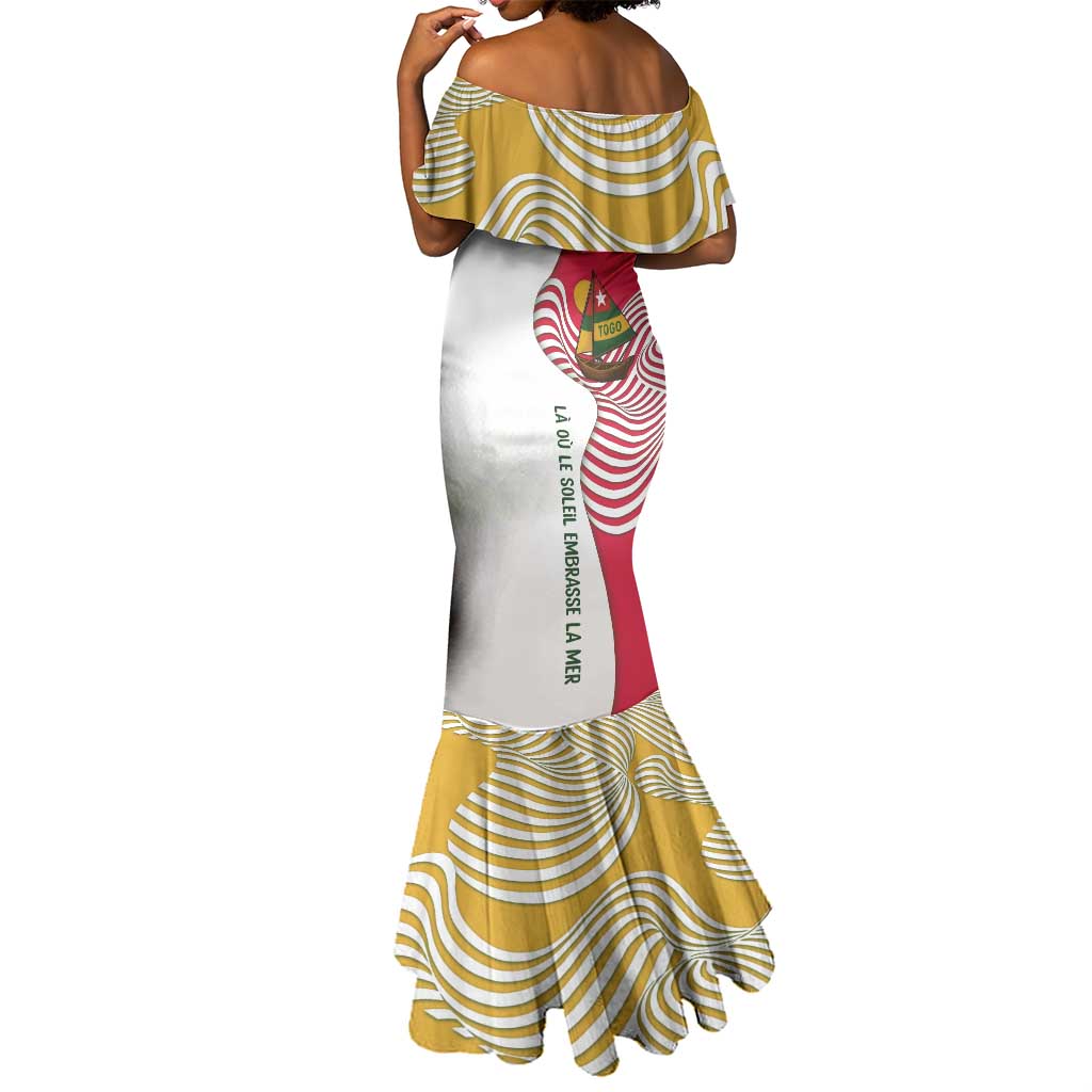 Lome Togo Mermaid Dress - Sailboat and Sunset – Where the Sun Kisses the Sea