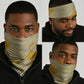 Lome Togo Neck Gaiter - Sailboat and Sunset – Where the Sun Kisses the Sea - African Pride