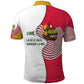 Lome Togo Polo Shirt - Sailboat and Sunset – Where the Sun Kisses the Sea