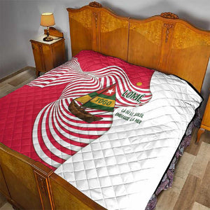 Lome Togo Quilt - Sailboat and Sunset – Where the Sun Kisses the Sea