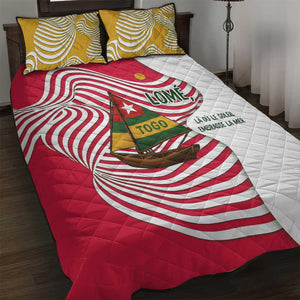 Lome Togo Quilt Bed Set - Sailboat and Sunset – Where the Sun Kisses the Sea