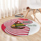 Lome Togo Round Carpet - Sailboat and Sunset – Where the Sun Kisses the Sea