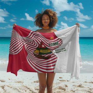 Lome Togo Sarong - Sailboat and Sunset – Where the Sun Kisses the Sea