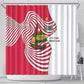 Lome Togo Shower Curtain - Sailboat and Sunset – Where the Sun Kisses the Sea