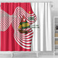 Lome Togo Shower Curtain - Sailboat and Sunset – Where the Sun Kisses the Sea