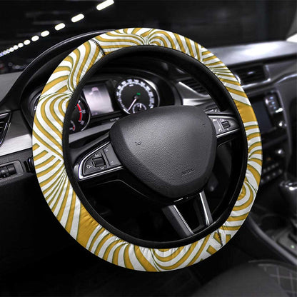 Lome Togo Steering Wheel Cover - Sailboat and Sunset – Where the Sun Kisses the Sea