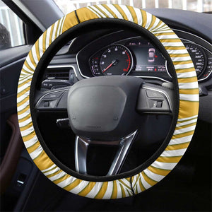 Lome Togo Steering Wheel Cover - Sailboat and Sunset – Where the Sun Kisses the Sea