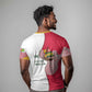Lome Togo T shirt - Sailboat and Sunset – Where the Sun Kisses the Sea