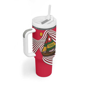 Lome Togo Tumbler With Handle - Sailboat and Sunset – Where the Sun Kisses the Sea