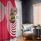 Lome Togo Window Curtain - Sailboat and Sunset – Where the Sun Kisses the Sea