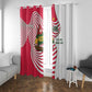 Lome Togo Window Curtain - Sailboat and Sunset – Where the Sun Kisses the Sea