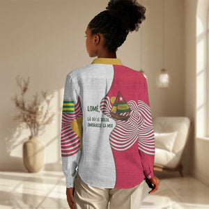 Lome Togo Women Casual Shirt - Sailboat and Sunset – Where the Sun Kisses the Sea