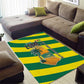 Lome Togo Sunset Area Rug - Palm Trees and Ocean Embrace Design