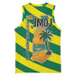 Lome Togo Sunset Basketball Jersey - Palm Trees and Ocean Embrace Design - African Pride