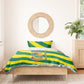 Lome Togo Sunset Bedding Set - Palm Trees and Ocean Embrace Design