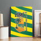 Lome Togo Sunset Canvas Wall Art - Palm Trees and Ocean Embrace Design
