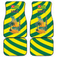 Lome Togo Sunset Car Mats - Palm Trees and Ocean Embrace Design